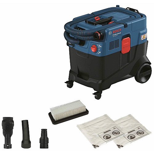 Профессиональный пылесос Bosch Professional GAS 400 A 1200Вт 240мБар контейнер 40л 14кг