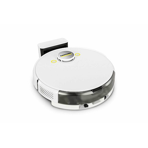 Робот-пылесос Karcher RCV 5, h=9.7см, влажная уборка, контр пыль -0.330л, вода -0.240л, автон. работа до 120мин, белый