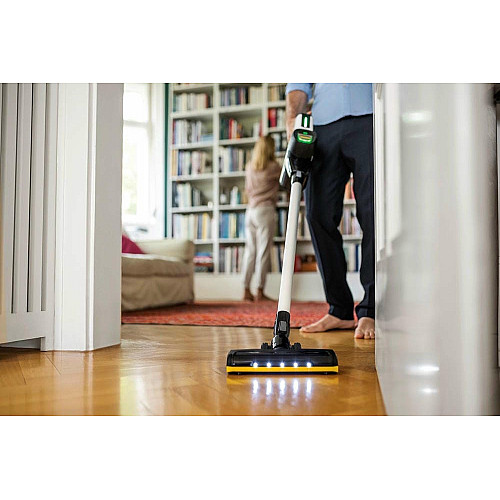 Пылесос Karcher беспроводной VC 7 Cordless yourMax, 350Вт, конт пыль -0.8л, автон. работа до 60мин, вес-2.57кг, HEPA 12, белый