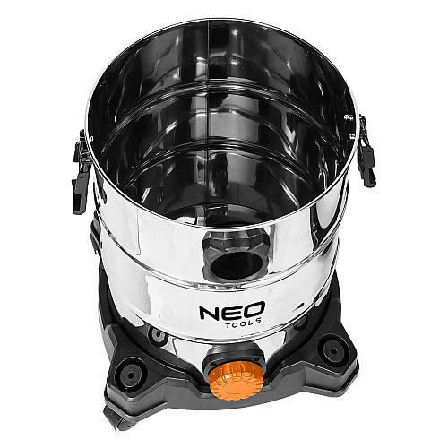 Профессиональный пылесос Neo Tools 1400Вт 18 кПа контейнер 30л HEPA колеса 5.92кг