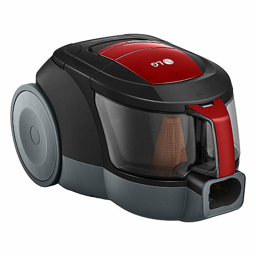 Пылесос LG контейнерный, 650Вт, конт пыль -1.1л, турбо-щетка Pet Brush, красный