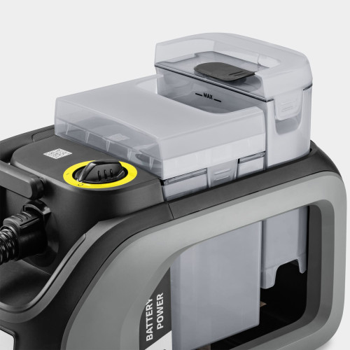 Пилосос професійний акумуляторний Karcher Puzzi 2/1 Bp 36В 16кПа контейнер 1.7/2.9л вологе/сухе прибирання  3.74кг