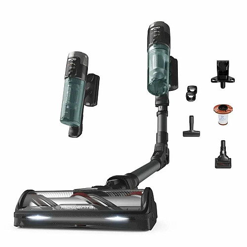 Пылесос Rowenta беспроводной X-Force Flex 12.60 Neo, 320Вт, конт пыль -0.9л, автон. работа до 60мин, вес-2.5кг, НЕРА, черно-синий