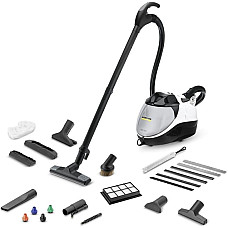 Паропилосос Karcher SV 7, 2200Вт, вологе прибирання, вода -0.45л, HEPA, обробка парою, біло-чорний