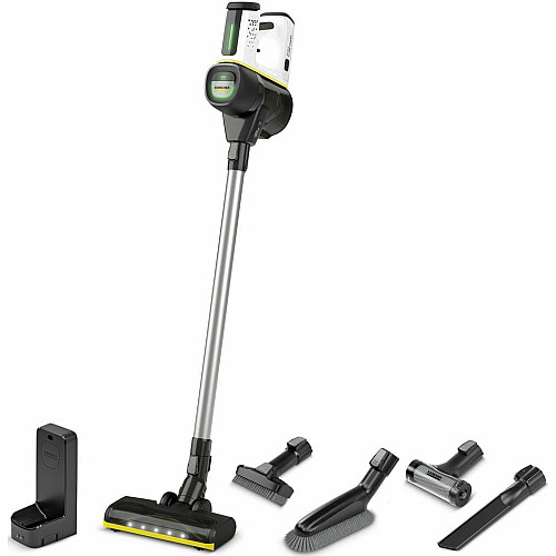 Пылесос Karcher беспроводной VC 7 Cordless yourMax, 350Вт, конт пыль -0.8л, автон. работа до 60мин, вес-2.57кг, HEPA 12, белый