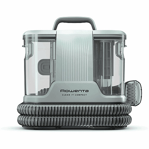 Пылесос Rowenta моющий Clean It Compact, 400Вт, конт пыль -0,85л, вода -1,4л, 11500Па, 4 насадки, зеленый