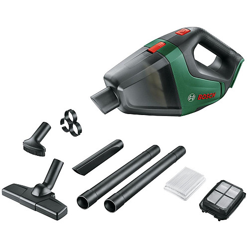 Пилосос професійний акумуляторний Bosch UniversalVac 18 18В акб 1х2.5Ач 9кПа контейнер 0.5л 1.3кг