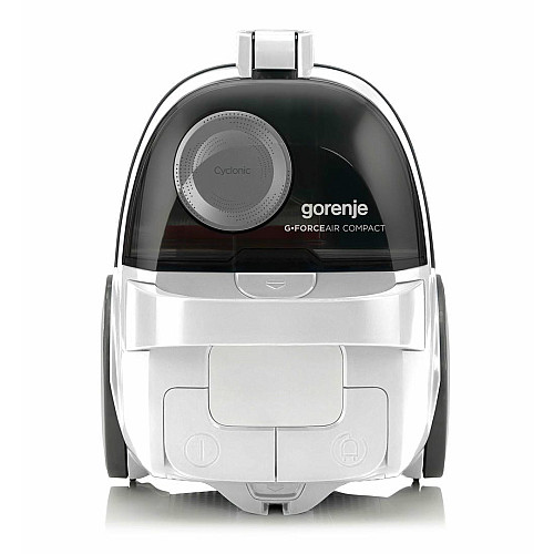 Пылесос Gorenje контейнерный, 800Вт, конт пыль -2.2л, HEPA, телескоп трубка, белый