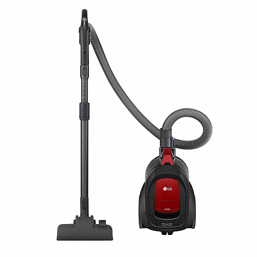 Пылесос LG контейнерный, 650Вт, конт пыль -1.1л, турбо-щетка Pet Brush, красный