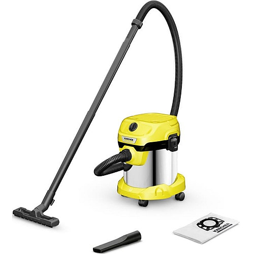 Пылесос профессиональный Karcher WD 2 PLUS S V-15/4/18 1000Вт контейнер 15л 4.52кг
