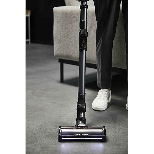 Пылесос Rowenta беспроводной X-Force Flex 12.60 Neo, 320Вт, конт пыль -0.9л, автон. работа до 60мин, вес-2.5кг, НЕРА, черно-синий