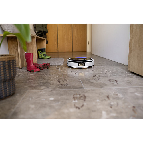 Робот-пилосос karcher RVF 7, h=10.5см, вологе прибирання, конт пил -250л, вода -0.30л, Bluetooth, білий