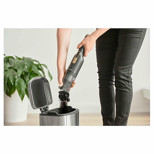 Пылесос Sencor автомобильный, 80Вт, конт пыль -0.2л, автон. работа до 20мин, вес-0.5кг, черный