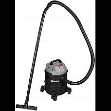 Пилосос професійний GRAPHITE 1200Вт 18кПа контейнер 20л колеса