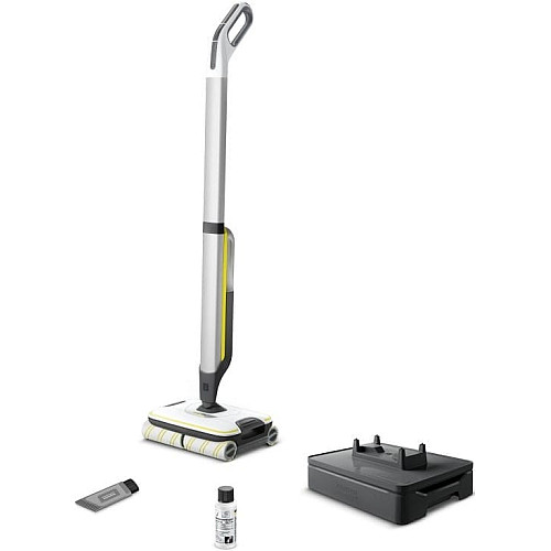 Підлогомийна машина Karcher FC 7 Cordless, вода -0.4л, автон. робота до 45хв, вага-4.3кг, срібний