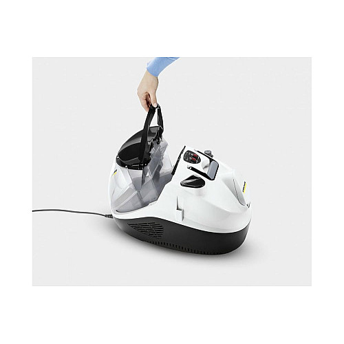Паропилосос Karcher SV 7, 2200Вт, вологе прибирання, вода -0.45л, HEPA, обробка парою, біло-чорний