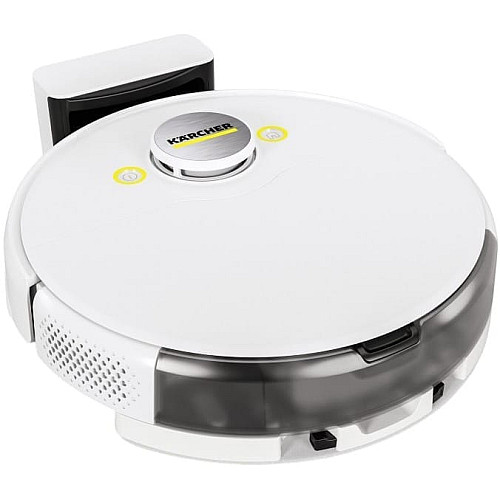 Робот-пылесос Karcher RCV 5, h=9.7см, влажная уборка, контр пыль -0.330л, вода -0.240л, автон. работа до 120мин, белый