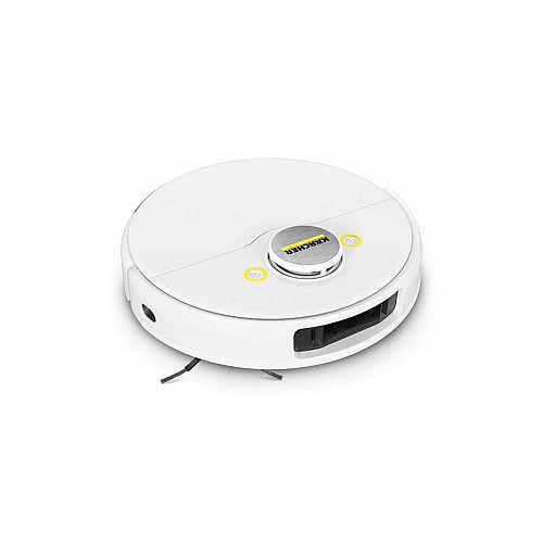 Робот-пылесос Karcher RCV 5, h=9.7см, влажная уборка, контр пыль -0.330л, вода -0.240л, автон. работа до 120мин, белый