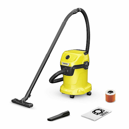 Пылесос профессиональный Karcher WD 3 V-17/4/20 1000Вт контейнер 17л 4.53кг