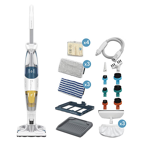 Пилосос Rowenta пароочисник Clean&Steam Multi, 1700Вт, конт пил -0.5л, мікрофільтр, 7 насадок, білий