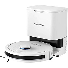 Робот-пилосос Rowenta миючий X-PLORER Serie 90+, 6000ПаВт, h=9.7см, 0.26л, конт пил -0.29л, автон. робота до 270хв, білий