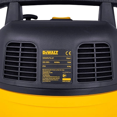 Пылесос профессиональный DeWalt 750Вт 18кПа контейнер 23л 8.3кг