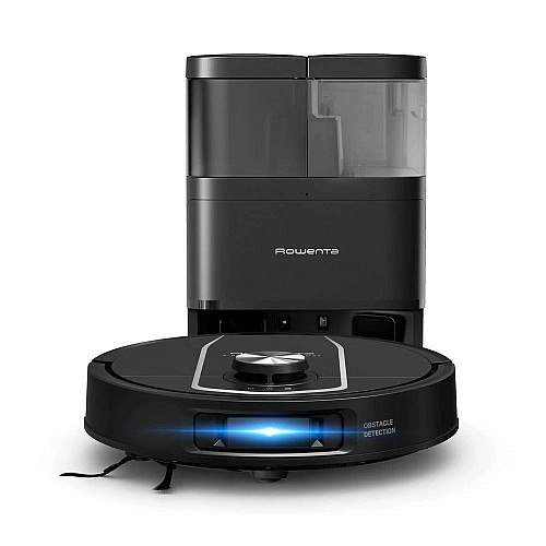 Робот-пылесос Rowenta моющий X-Plorer Serie 575 Max Standard, 10000ПаВт, h=10.5см, 0.22л, конт пыль -0.3л, автон. работа до 120мин, черный