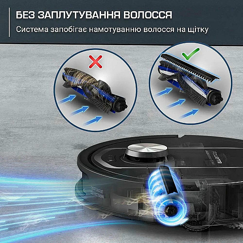 Робот-пылесос Rowenta моющий X-Plorer Serie 575 Max Standard, 10000ПаВт, h=10.5см, 0.22л, конт пыль -0.3л, автон. работа до 120мин, черный