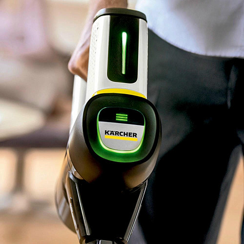 Пылесос Karcher беспроводной VC 7 Cordless yourMax, 350Вт, конт пыль -0.8л, автон. работа до 60мин, вес-2.57кг, HEPA 12, белый