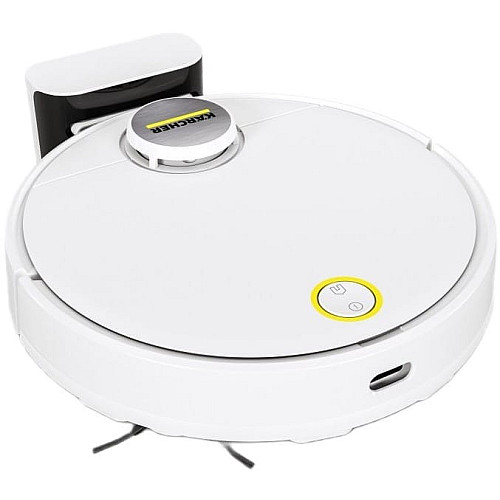 Робот-пылесос Karcher RCV 3, 400Вт, h=9.4см, влажная уборка, пыль -0.5л, вода -0.17л, автон. работа до 120мин, вес-3.7кг, НЕРА, белый