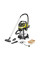 Пилосос професійний Karcher WD 7 Control P S 30/6/35/T 1400Вт 290мБар контейнер 30л 8.7кг