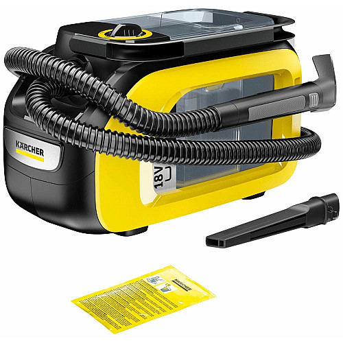 Пылесос профессиональный аккумуляторный моющий Karcher SE 3-18 18В контейнер для воды 1.7л 3.65кг