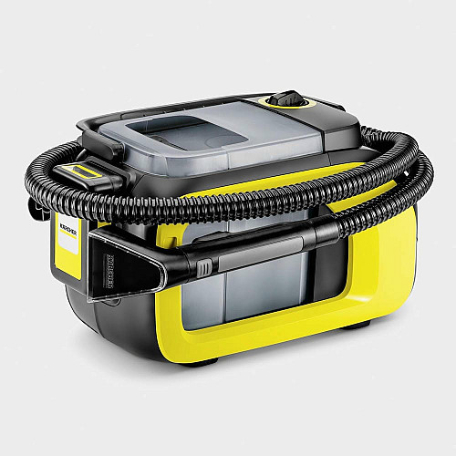 Пылесос профессиональный аккумуляторный моющий Karcher SE 3-18 18В контейнер для воды 1.7л 3.65кг