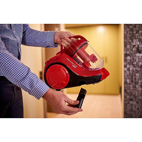 Пылесос Rowenta контейнерный Swift Power Cyclonic, 750Вт, пыль -1.2л, НЕРА, красный
