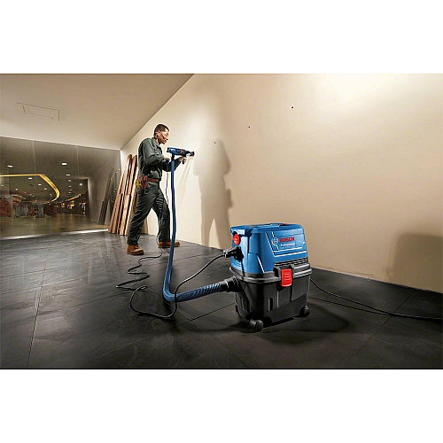 Профессиональный пылесос Bosch Professional GAS 15 PS 1100Вт 220мБар контейнер 15л 8кг