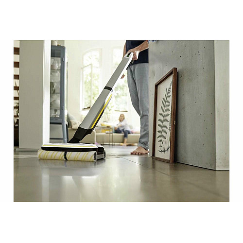 Підлогомийна машина Karcher FC 7 Cordless, вода -0.4л, автон. робота до 45хв, вага-4.3кг, срібний