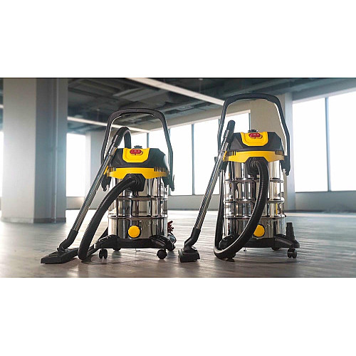 Пылесос профессиональный 2E PowerClean 30S 1200Вт 17кПа контейнер 30л розетка 220В/2000Вт влажная/сухая уборка функция воздуходувки IPX4 6.3кг