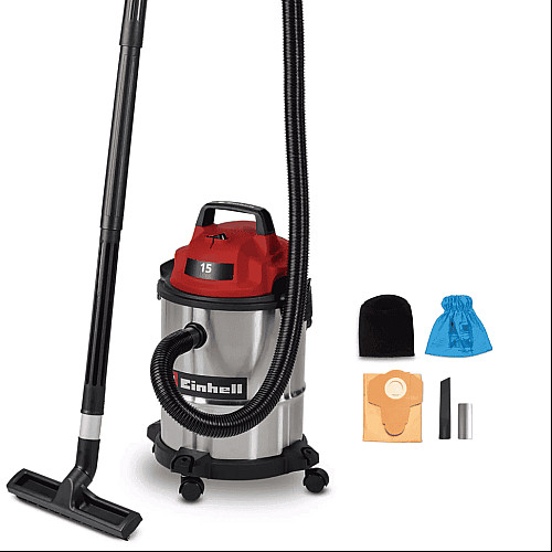 Пылесос профессиональный Einhell TC-VC 1540 S 900Вт 180мБар 15л 3.0кг