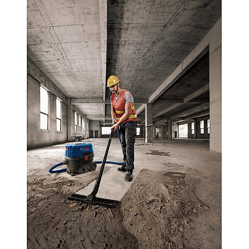 Пилосос професійний Bosch Professional GAS 12-25 PL 1350Вт 200мБар контейнер 25л НЕРА Н13 9кг