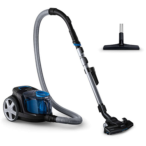 Пылесос Philips контейнерный PowerPro Compact, 900Вт, конт пыль -1,5л, НЕРА13, черный