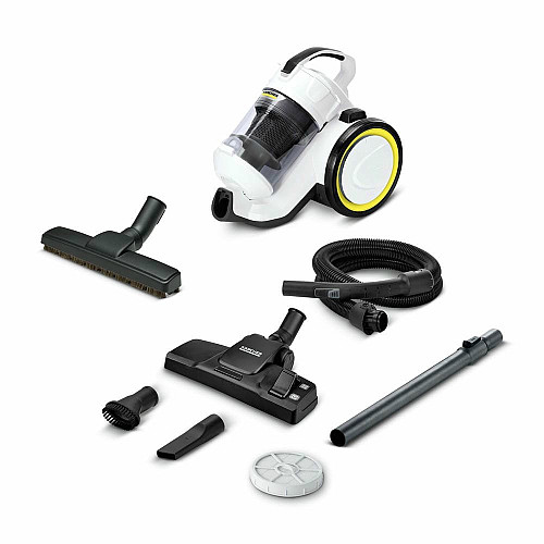 Пылесос Karcher контейнерный VC 3 Plus Premium, 1600Вт, пыль -0.9л, вес-4.4кг, HEPA 13, белый