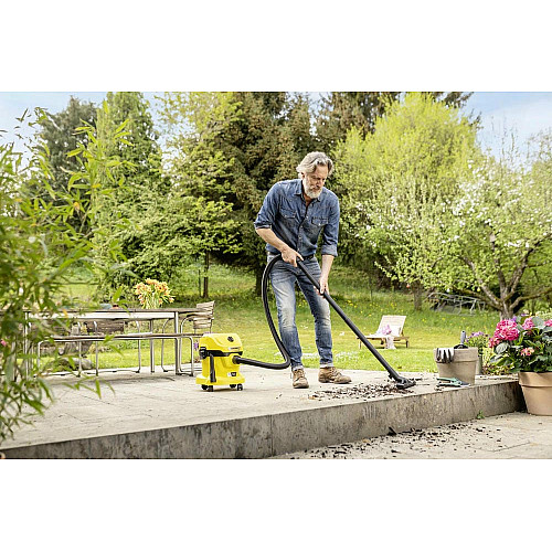 Пылесос профессиональный аккумуляторный Karcher WD 2-18 18В контейнер 12л без АКБ и ЗП