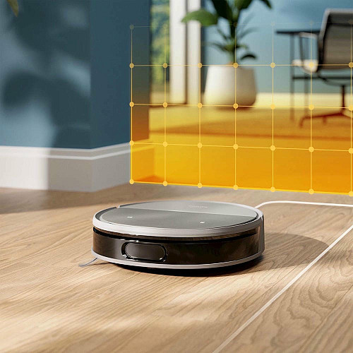 Робот-пылесос Philips Series 9000, h=9.8см, влажная уборка, пыль -0.21л, вода -0.22л, автон. работа до 280мин, EPA 11, черный-металлик