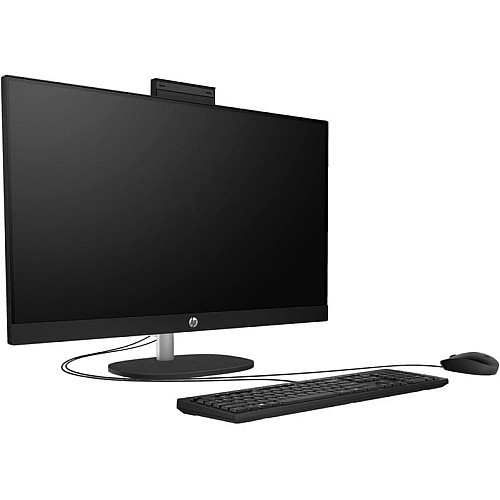 Компьютер персональный моноблок HP All-in-One 27'' FHD IPS AG, Intel i3-1315U, 8GB, F512GB, UMA, WiFi, кл+м, DOS, черный