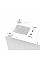 Компьютер персональный 2E Decimal Intel i5-14400F, 16Gb, F1TB, NVD3050-6, B760, I4WHITE, 700W, Win11, белый