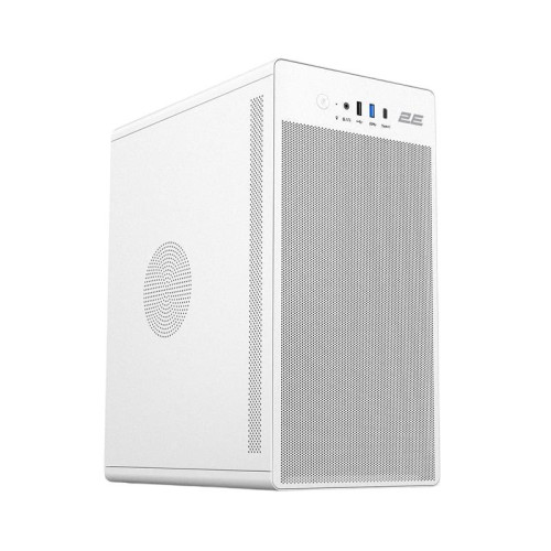 Комп'ютер персональний 2E Rational Intel i3-12100, 8Gb, F128GB+500GB, UMA, H610, 2E-V285W-400, Win11H+M365P1yr, білий