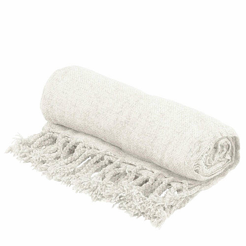 Плед ARDESTO Chenille 140х190см, 100% поліестер, айворі