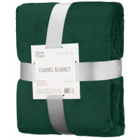 Плед ARDESTO Flannel 160х200см, 100% поліестер, смарагдовий