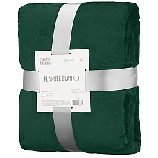 Плед ARDESTO Flannel 160х200см, 100% поліестер, смарагдовий