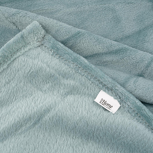 Плед ARDESTO Flannel 160х200см, 100% полиэстер, бирюзовый.